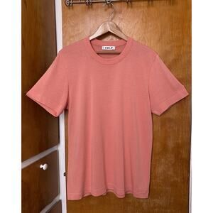 CDLP Heavyweight T-Shirt Cantelope Peach Pink Lyocell Pima Cotton Tee Sz S Mens